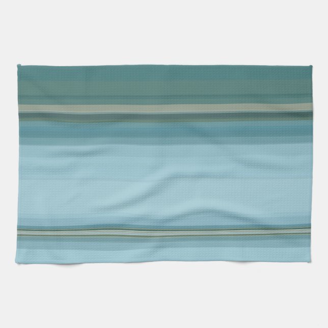 Subdue Colour Stripes Kitchen Towel (Horizontal)