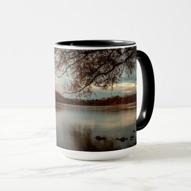 Subdued a Sunset on the Sacramento River Mug (Front Right)