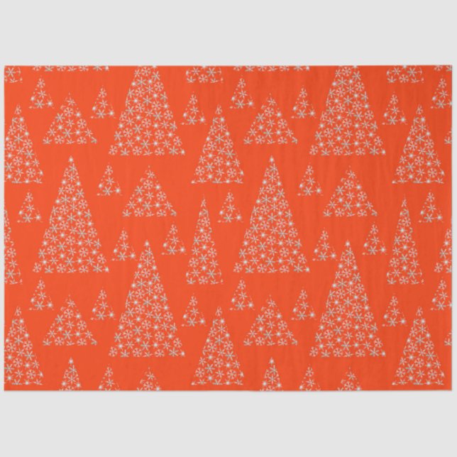 Subdued Christmas Patterns Design 43 Tissue Paper (Front)