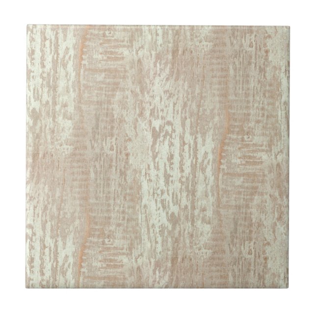 Subdued Coastal Pine Wood Grain Look Tile (Front)