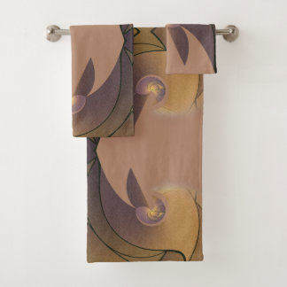 Subdued Earth Tone Designer Towel