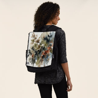 Subdued Forest Watercolor Backpack