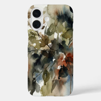 Subdued Forest Watercolor iPhone 16 Case