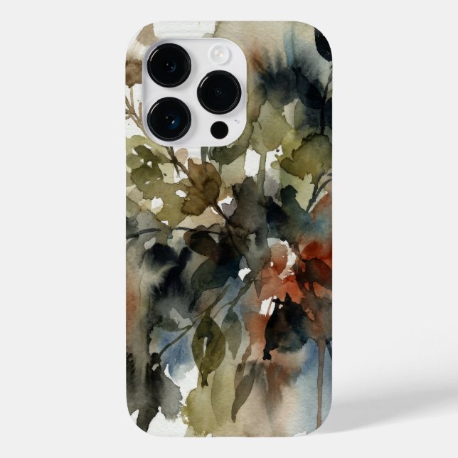 Subdued Forest Watercolor Case-Mate iPhone Case (Back)