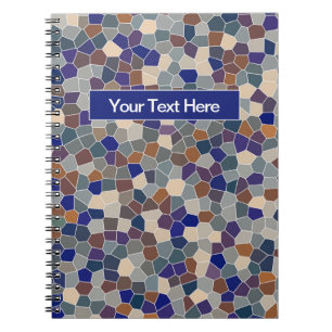 Subdued Multicolored Pattern Notebook