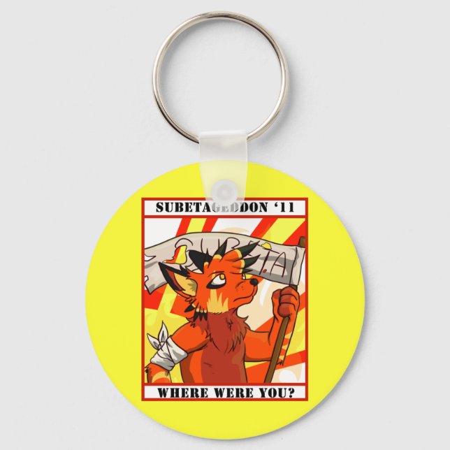 Subetageddon '11 Round Keychain (Front)
