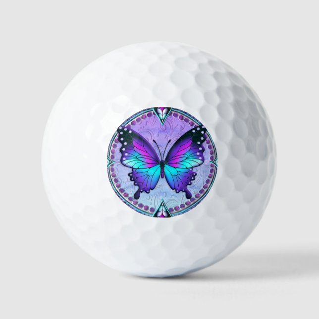 Sublimation Butterfly with Background Golf Balls (Front)