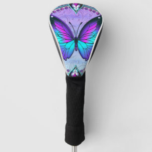 Sublimation Butterfly with Background Golf Head Cover