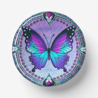 Sublimation Butterfly with Background Paper Plate