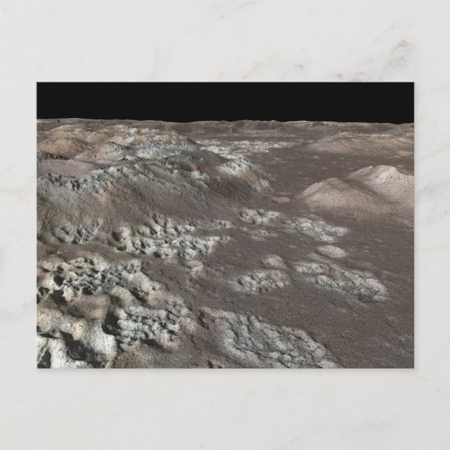 Sublimation Pits on Mercury Postcard (Front)