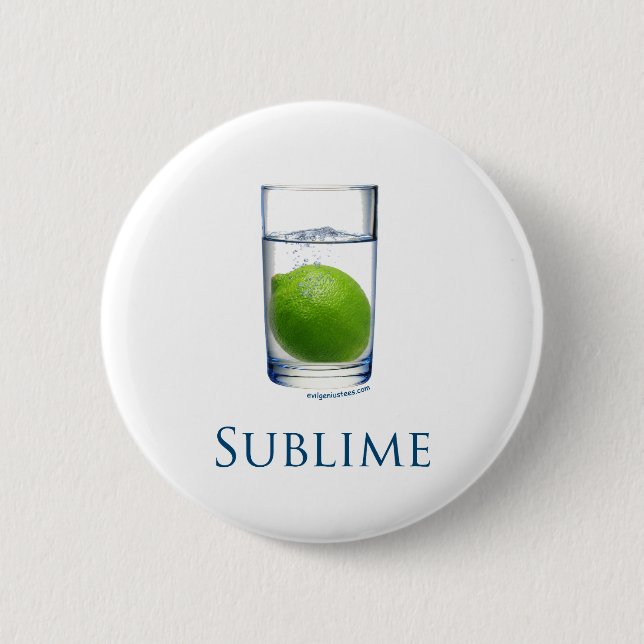 Sublime funny 2 inch round button (Front)