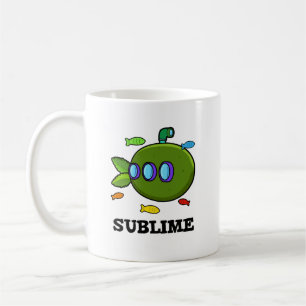 Sublime Funny Submarine Fruit Lime Pun Coffee Mug