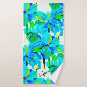 Sublime Himalaya Poppy Aqua Green Floral