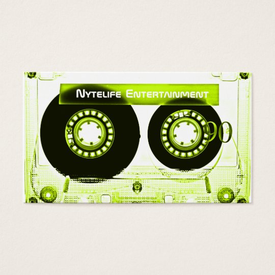 Sublime Lime Mixtape Business Card