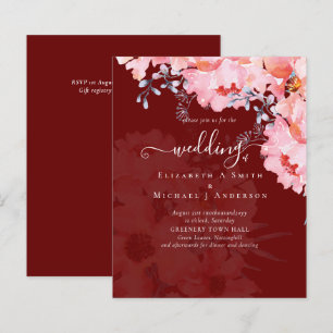 Sublime Pink Blossoms WEDDING SUITE - BUDGET
