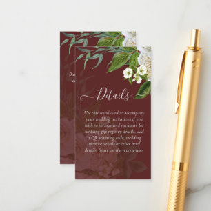 Sublime Wedding Invitations DETAILS Enclosure Rose