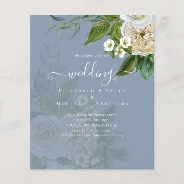 Sublime Wedding Suite - White Roses (Front)