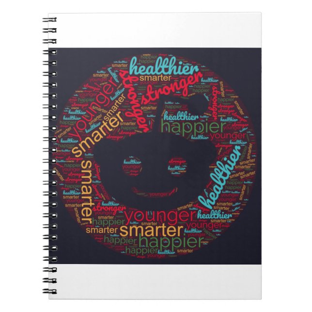 Subliminal Word Art for reddit social icon Notebook (Front)