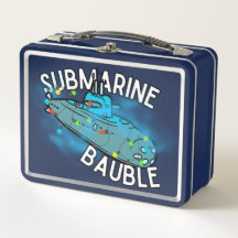 Submarine, bauble, christmas