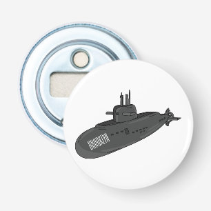 Submarine cartoon illustration bottle opener