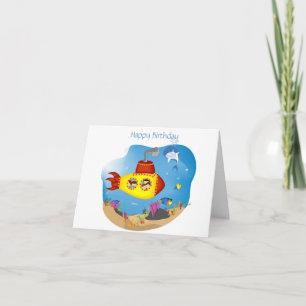 Submarine Celebration Card