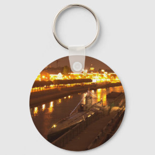 Submarine In St Petersburg Keychain
