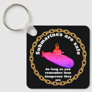 Submarine Safety Keychain