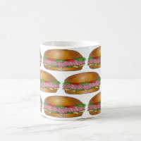 Submarine Sandwich Ham Cheese Hoagie Sub Grinder
