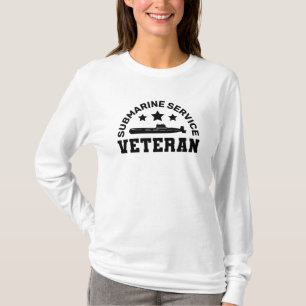 Submarine Service Veteran - Military Design T-Shirt