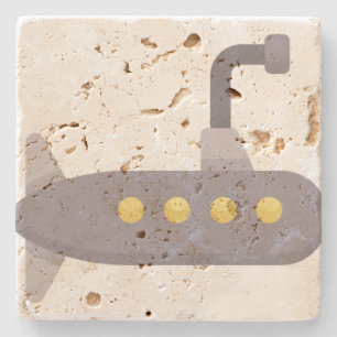 submarine stone coaster