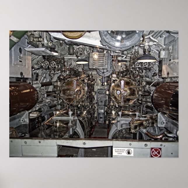 Submarine Torpedo Room - Pearl Harbour Poster (Front)