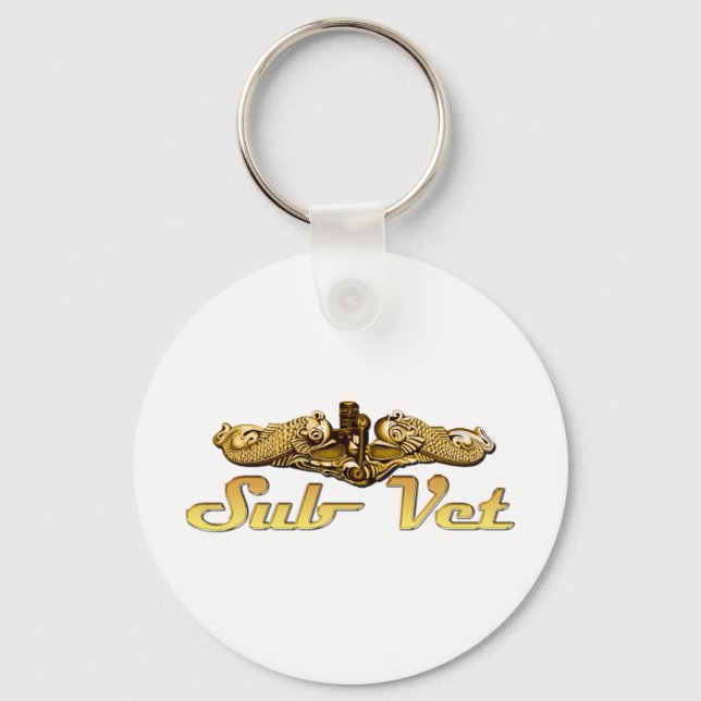 Submarine Veteran Keychain (Front)
