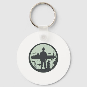 Submariner Veteran Submersible Nuclear-powered Sub Keychain