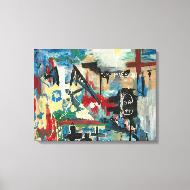 submission. canvas print (Front)