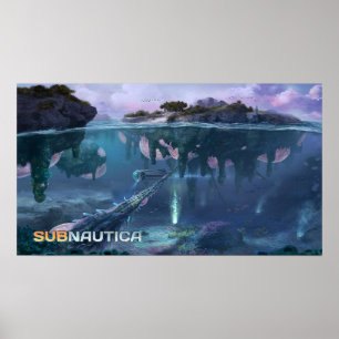 Subnautica Floating Island Poster