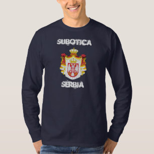 Subotica, Serbia with coat of arms T-Shirt