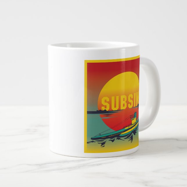 SUBSIM Horizon patrouille étendue 20oz. Mug (Devant droit)