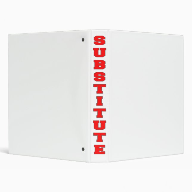 Substitute Binder (Background)