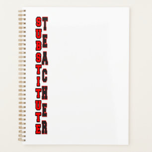 Substitute Teacher Planner