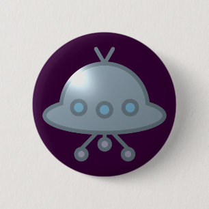 subsurface flying UFO flying saucer 2 Inch Round Button