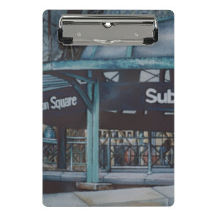 Subterranean Blues Mini Clipboard