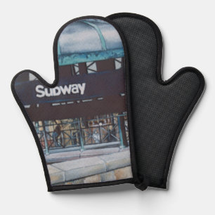 Subterranean Blues Oven Mitt