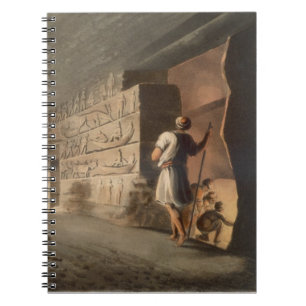 Subterranean Chamber near the Pyramids at Geeza, p Notebook
