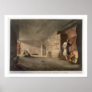Subterranean Chamber near the Pyramids at Geeza, p Poster