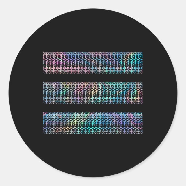 Subtle 67 Six Seven Brainrot  Classic Round Sticker (Front)