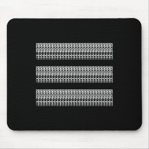 Subtle 67 Six Seven Brainrot Hidden Message Gen Al Mouse Pad