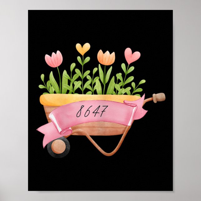 Subtle Anti-trump 8647 Spring Garden Beautiful  Poster (Front)