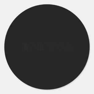 Subtle Anti Trump Eighty Six Fortyseven 8647 Anti  Classic Round Sticker