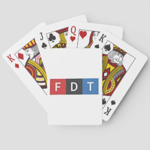 Subtle Anti-Trump FDT Anti-Maga Democrats Playing Cards
