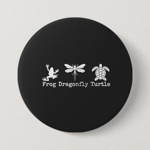 Subtle Anti-Trump FDT Anti-Maga Frog Turtle 3 Inch Round Button